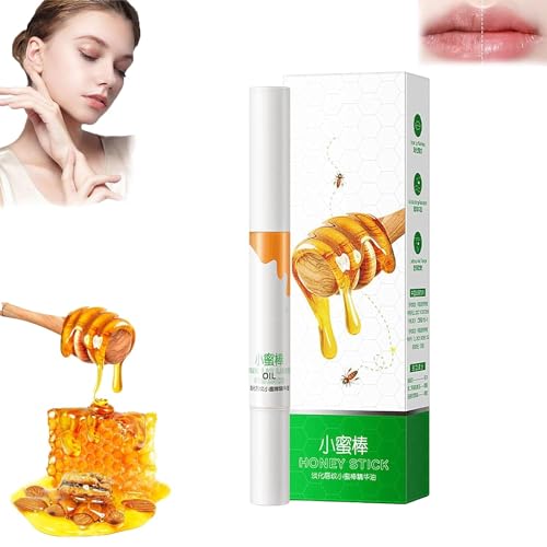 Transparent Colorless Moisturizing Lip Plumping Essence,Honey Moisturizing Lip Essence,Oil-based Lip Moisturizer Stick,Moisturizing Transparent Lip Oil,Long Lasting Nourishing (1 Pcs) von Pelinuar