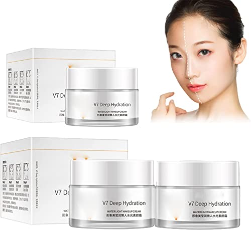 V7 Moisturizing Tone-Up Cream, Korean Moisturizing Tone Up Cream,Moisture Toning Light Cream,V7 Deep Hydration Waterlight Makeup Cream,for All Skin Type Face,Skin Brightening (3 Pcs) von Pelinuar