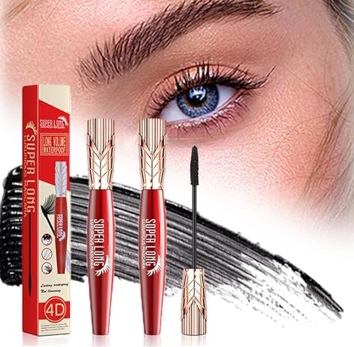 Yanquina Mascara - Yanqina Super Long Mascara,4D Waterproof and Sweat Proof Mascara,Super Long Luxurious Mascara,Instant Volumizing Mascara (2 Pcs) von Pelinuar