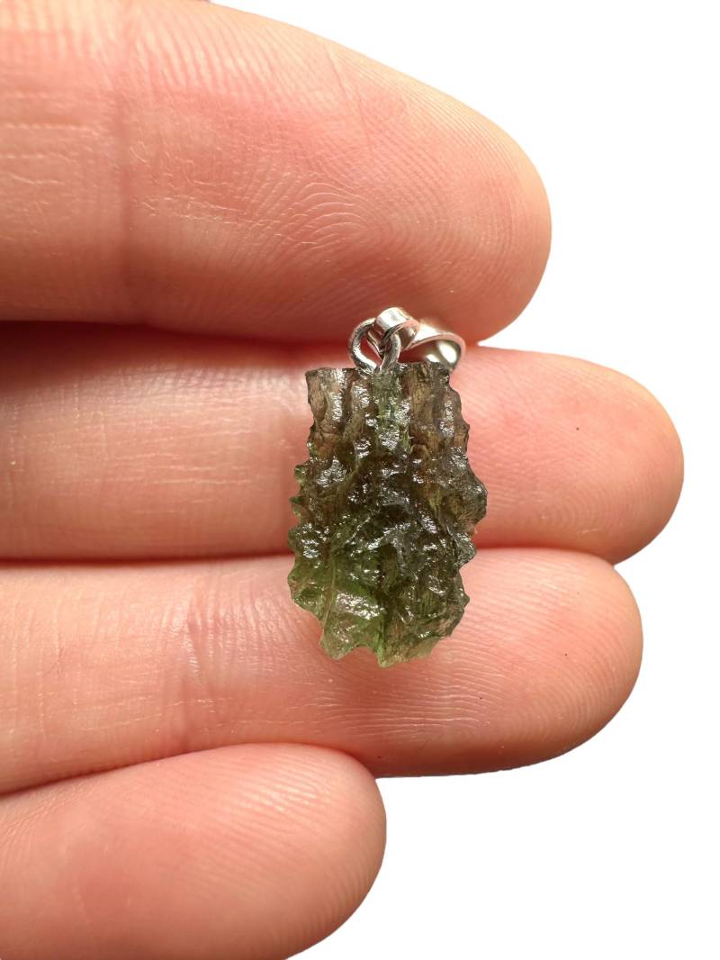 Moldavit 1G Anhänger von PeltramMinerals