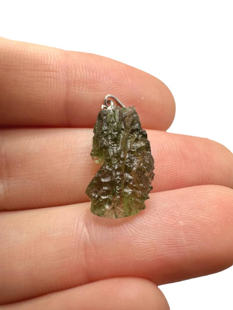 Moldavit Anhänger 1, 1G von PeltramMinerals