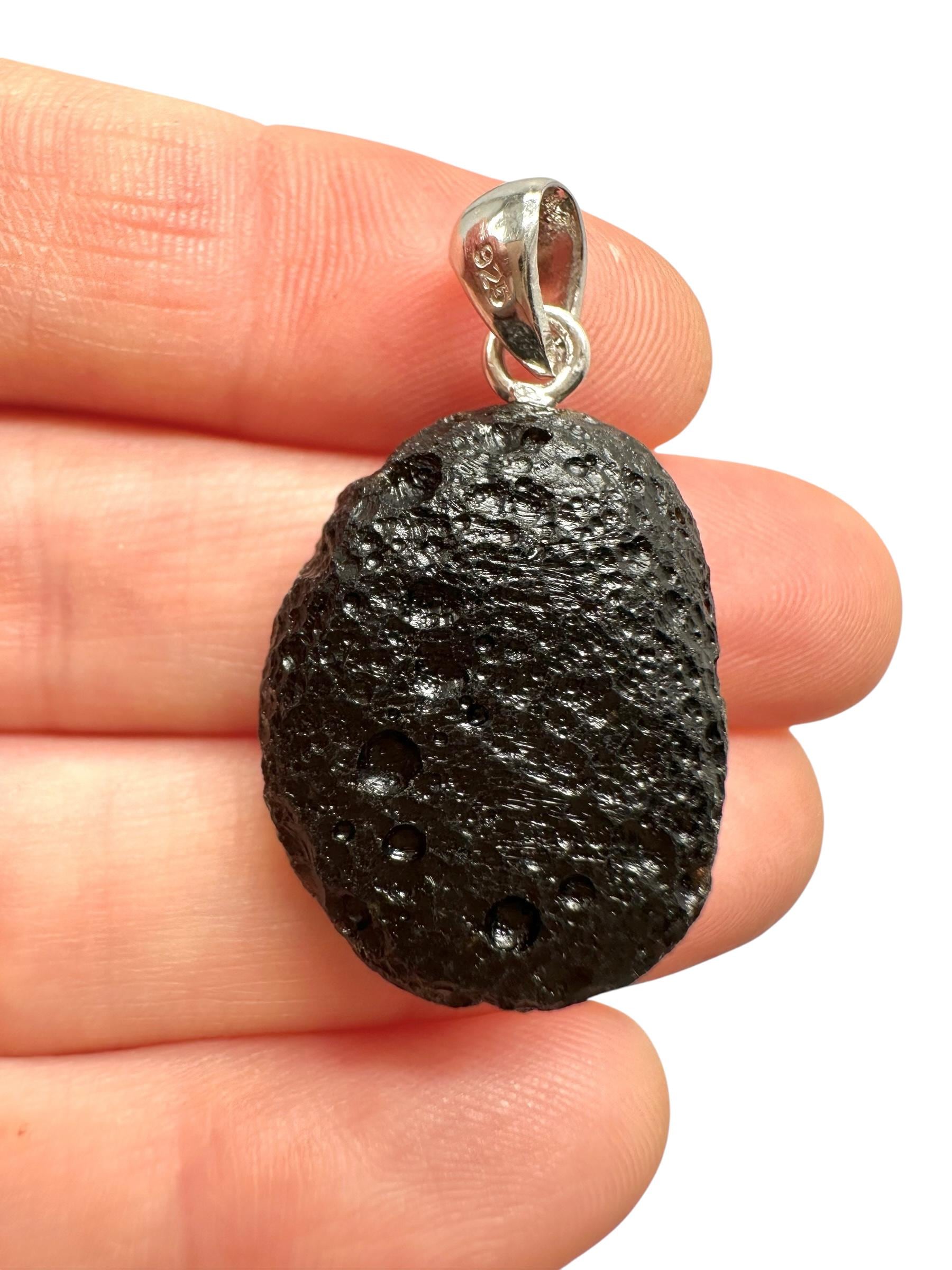 Silber Indochinit Anhänger 5, 4G von PeltramMinerals