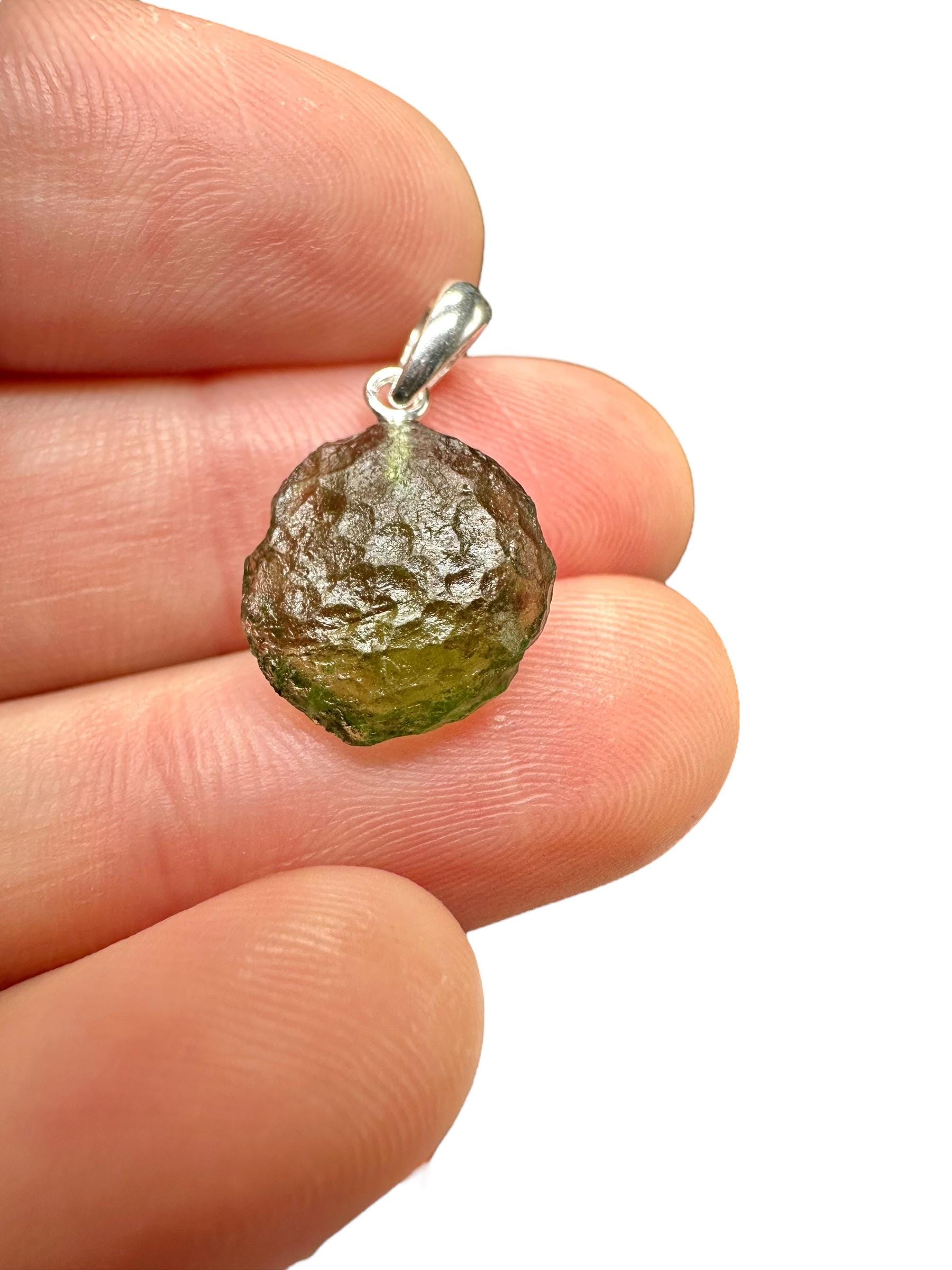 Silber Moldavit Anhänger 1, 1G Silber Moldavit Anhänger 1, 1G von PeltramMinerals