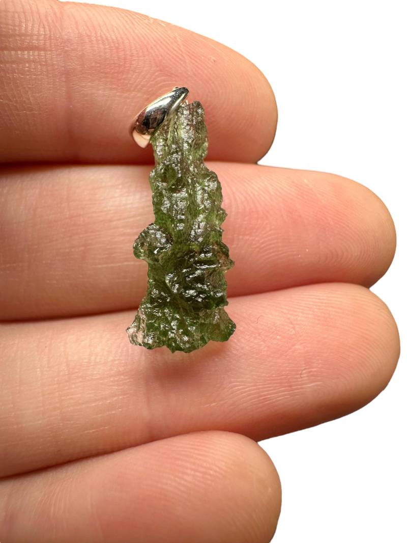 Silber Moldavit Anhänger 1, 3G Silber Moldavit Anhänger 1, 3G von PeltramMinerals