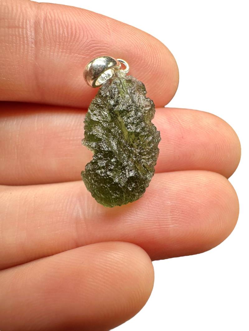 Silber Moldavit Anhänger 2, 3G Silber Moldavit Anhänger 2, 3G von PeltramMinerals