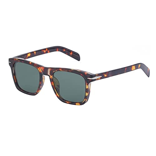 PenKee Quadratische polarisierte Sonnenbrille für Männer und Frauen, Retro-Polar-Sonnenschutz, Brille für Männer von PenKee
