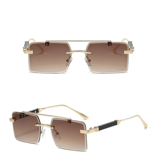 PenKee Sonnenbrille für Herren, Vintage-Brille, quadratische Sonnenbrille für Herren, Retro von PenKee