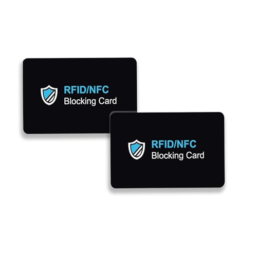 Pence & Moon Collective Kreditkartenetui, RFID-Blockierung, 2 Stück, Kreditkartenschutz, RFID-Kartenhalter für Ausweis, Reisepass, gesamte Brieftasche usw von Pence & Moon Collective