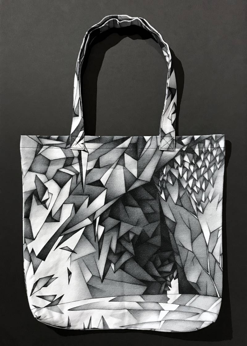 Artistic Tote Bag_Grotto Artistic Tote Bag_Grotto von PencilDrawingArt