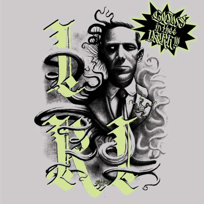 I Lovecraft Rhode Island 2nd Press | Leuchtet von PencilmancerArt