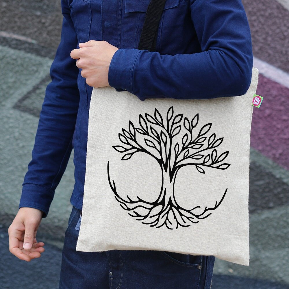 Baum Des Lebens Druck Baumwolle Einkaufstasche Baum Des Lebens Druck Baumwolle Einkaufstasche von Pencilmatic
