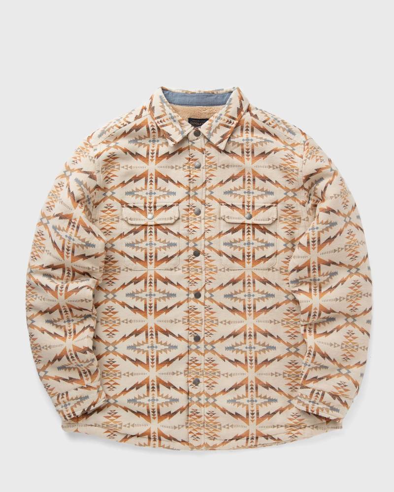 Pendleton BAY CITY JACKET men Overshirts beige in Größe:L von Pendleton