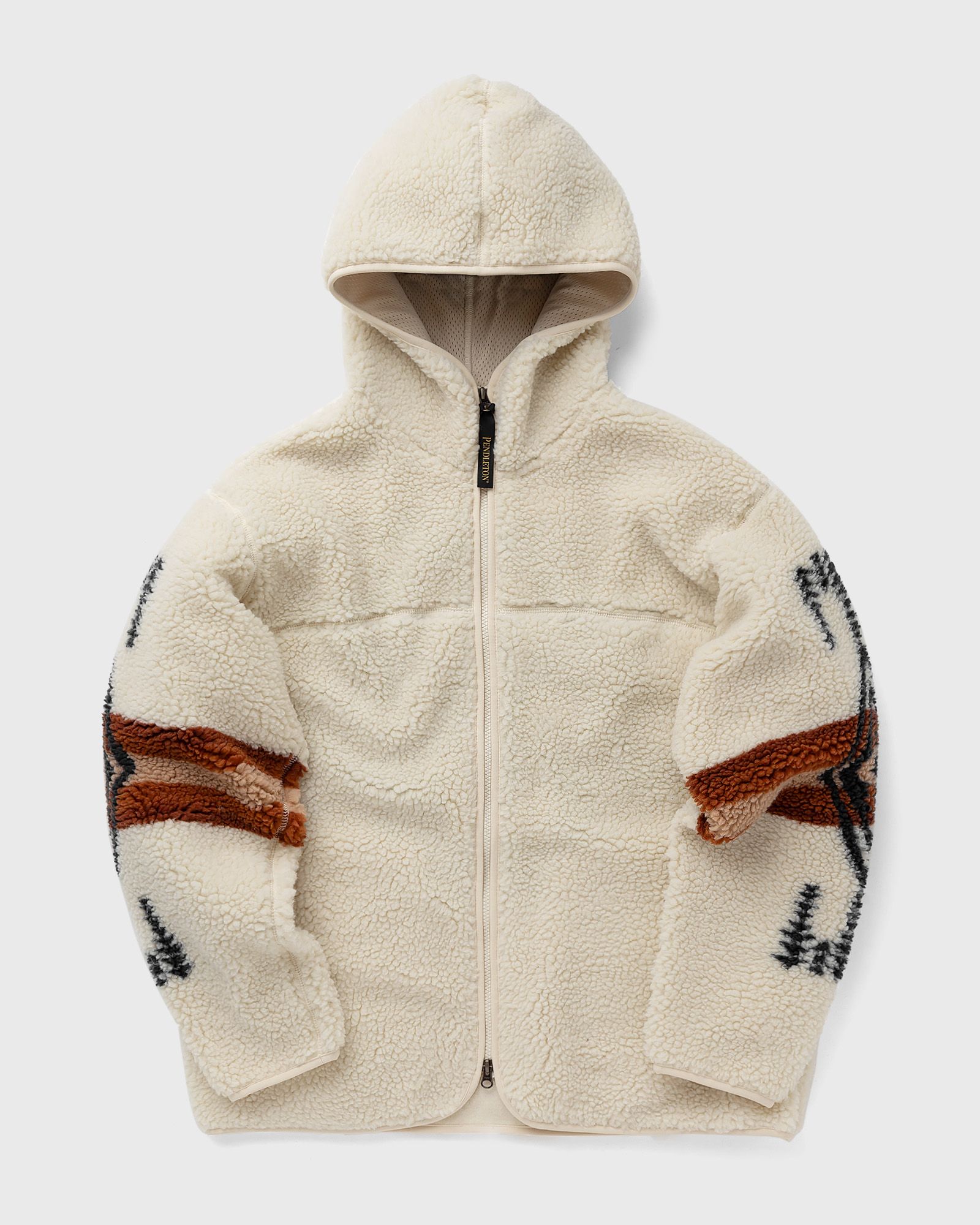 Pendleton BOA ZIP HOODIE IVORY HARDING men Fleece Jackets white in Größe:M von Pendleton