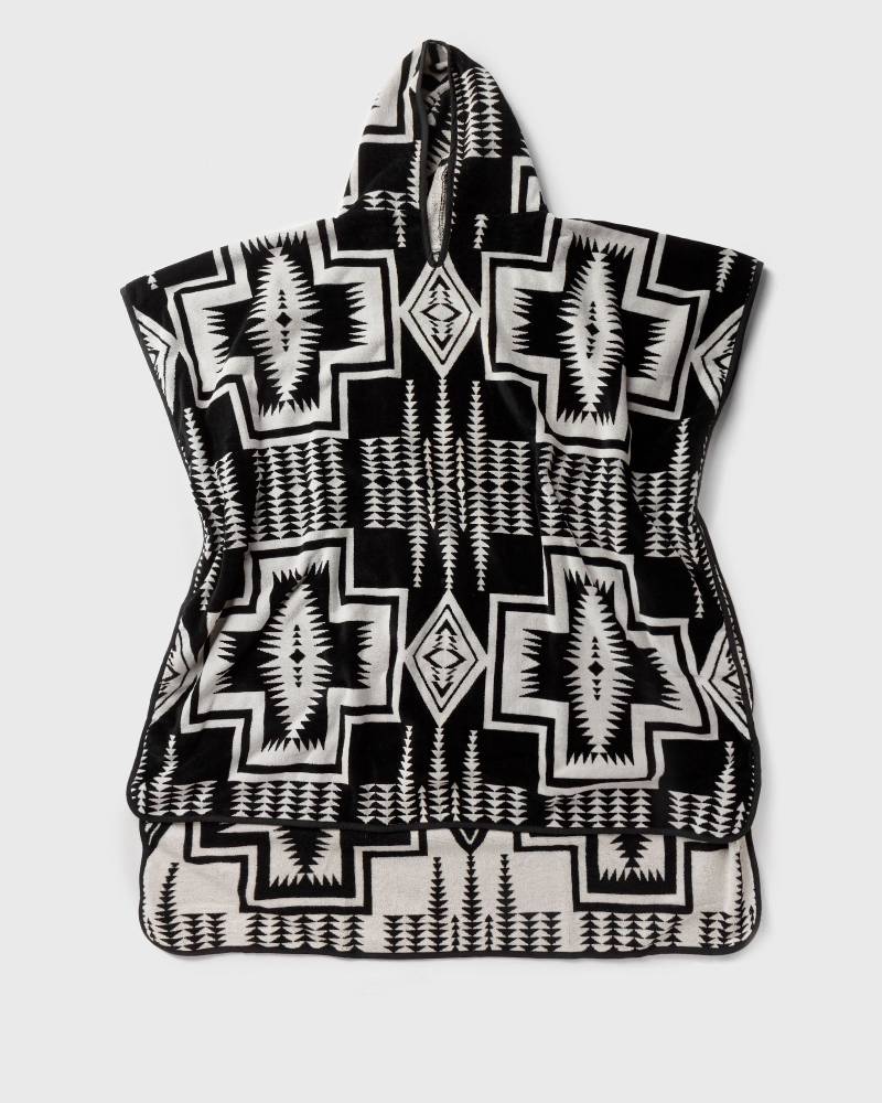 Pendleton HARDING ADULT HOODED TOWEL men Bathing black in Größe:ONE SIZE von Pendleton