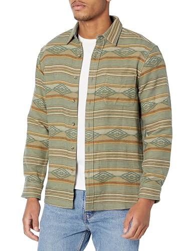 Pendleton Herren Langärmeliges Marshall Chamois-Shirt Hemd mit Button-Down-Kragen, Summerland Salbei, Large von Pendleton