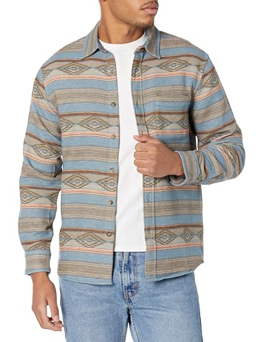 Pendleton Herren Langarm Marshall Chamois Shirt, Summerland Blue, L von Pendleton