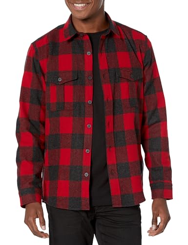 Pendleton Herren Langarm Scout Shirt, Rot/Oxford-Büffelkaro, XX-Large von Pendleton