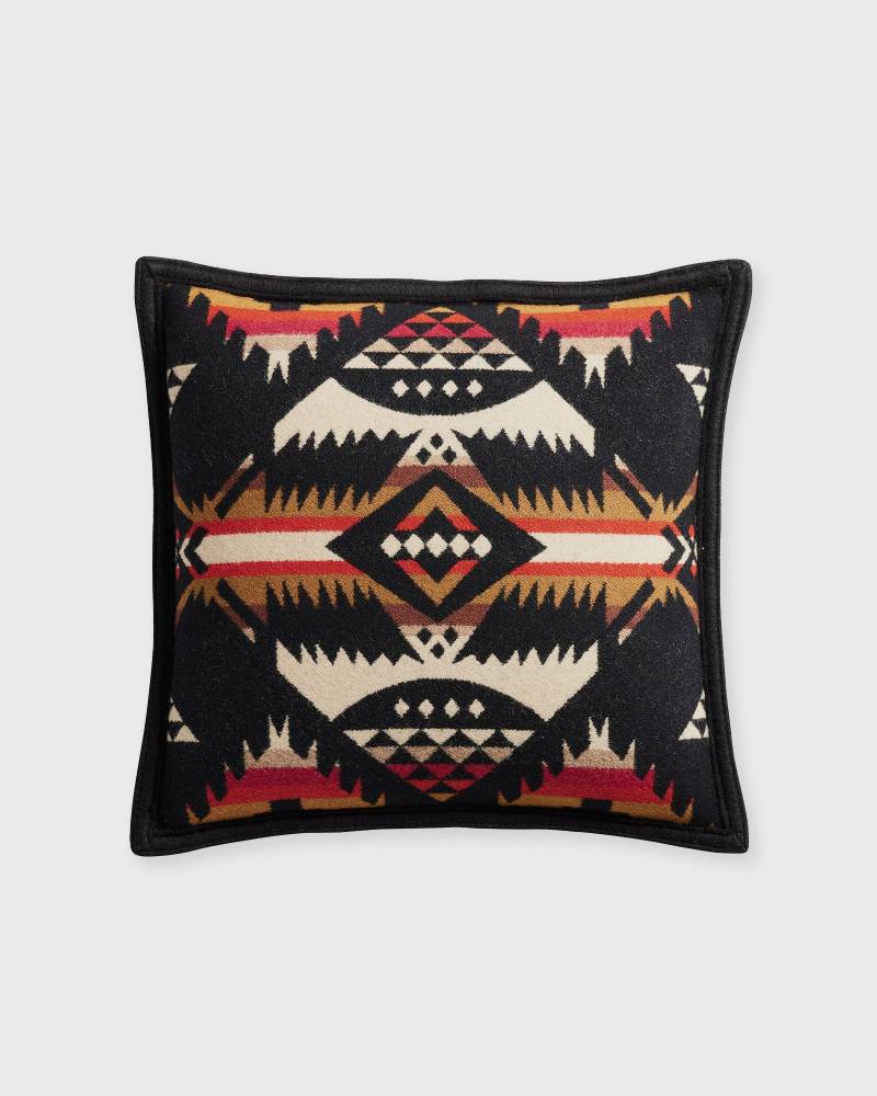 Pendleton JACQUARD PILLOW 16X16 men Home deco black in Größe:ONE SIZE von Pendleton