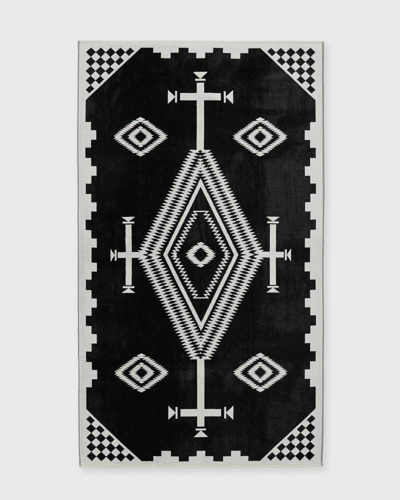 Pendleton Jacquard Beach Towel - Los Ojos (177 X 101 CM) men Bathing black in Größe:ONE SIZE von Pendleton