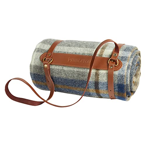 Pendleton Motormantel mit Lederträger, Raleigh Plaid von Pendleton