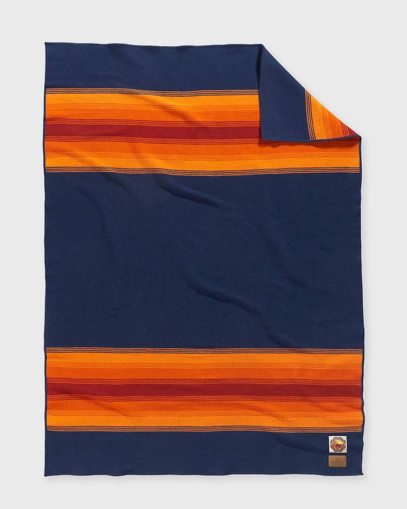 Pendleton NATIONAL PARK THROW W/ CARRIER men Home deco blue in Größe:ONE SIZE von Pendleton
