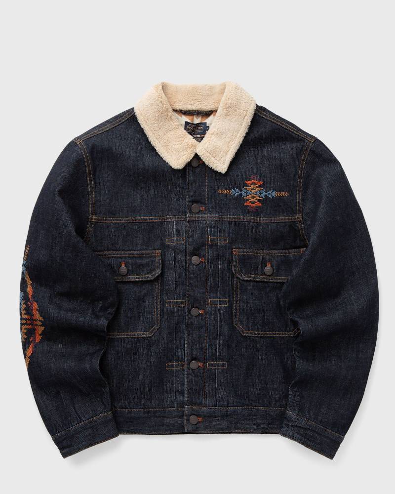 Pendleton NEEDLEWORK TYPE II JACKET men Denim Jackets blue in Größe:M von Pendleton