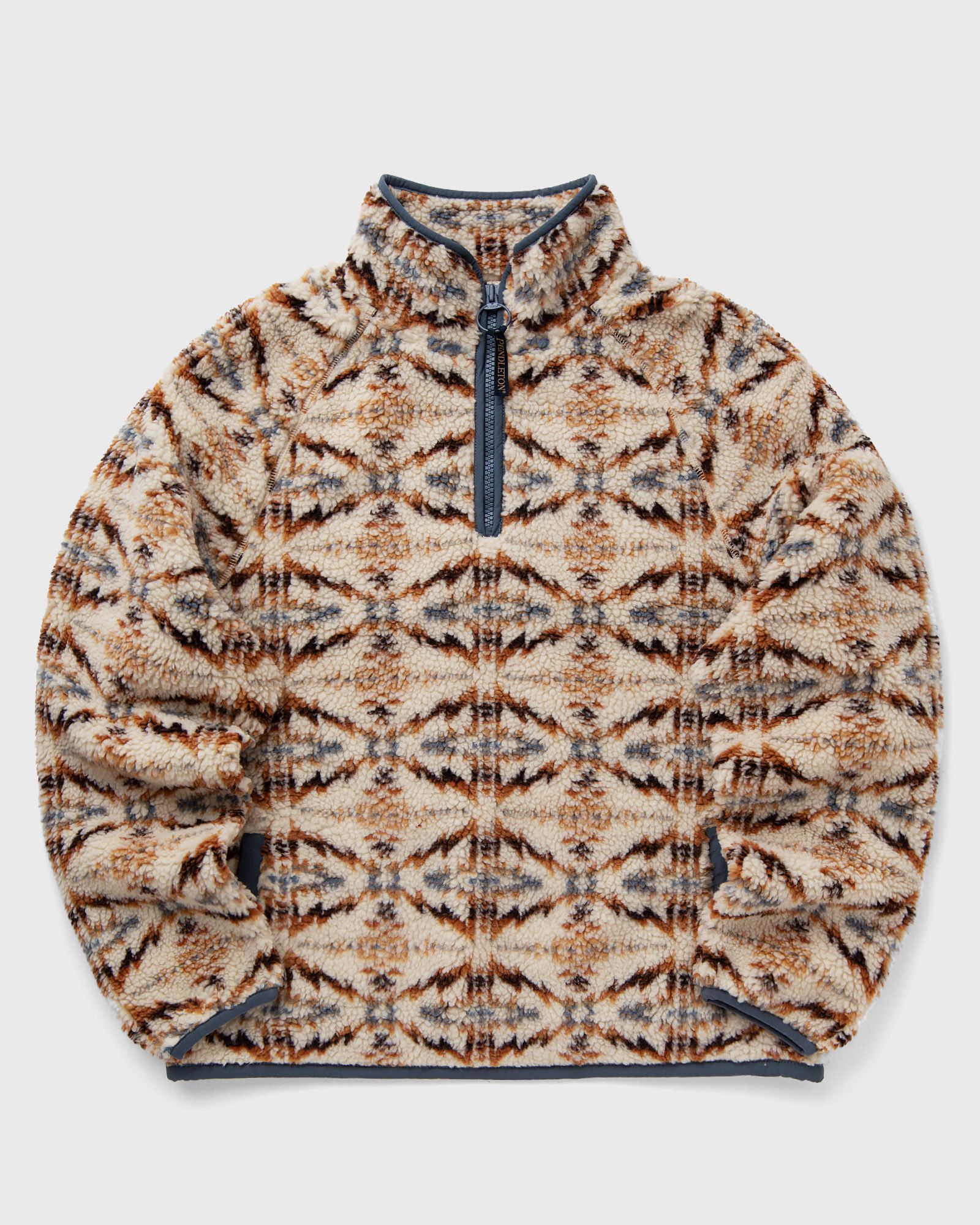 Pendleton PULLOVER QUARTER ZIP FLEECE men Half-Zips beige in Größe:M Pendleton PULLOVER QUARTER ZIP FLEECE men Half-Zips beige in Größe:M von Pendleton