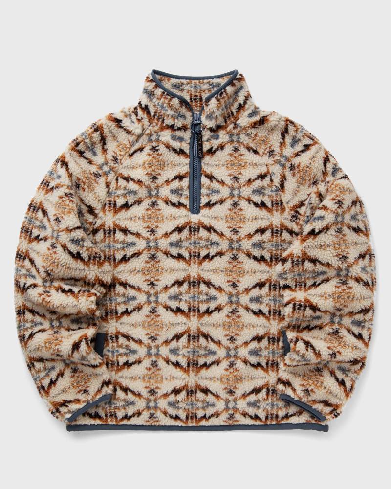Pendleton PULLOVER QUARTER ZIP FLEECE men Half-Zips beige in Größe:M von Pendleton