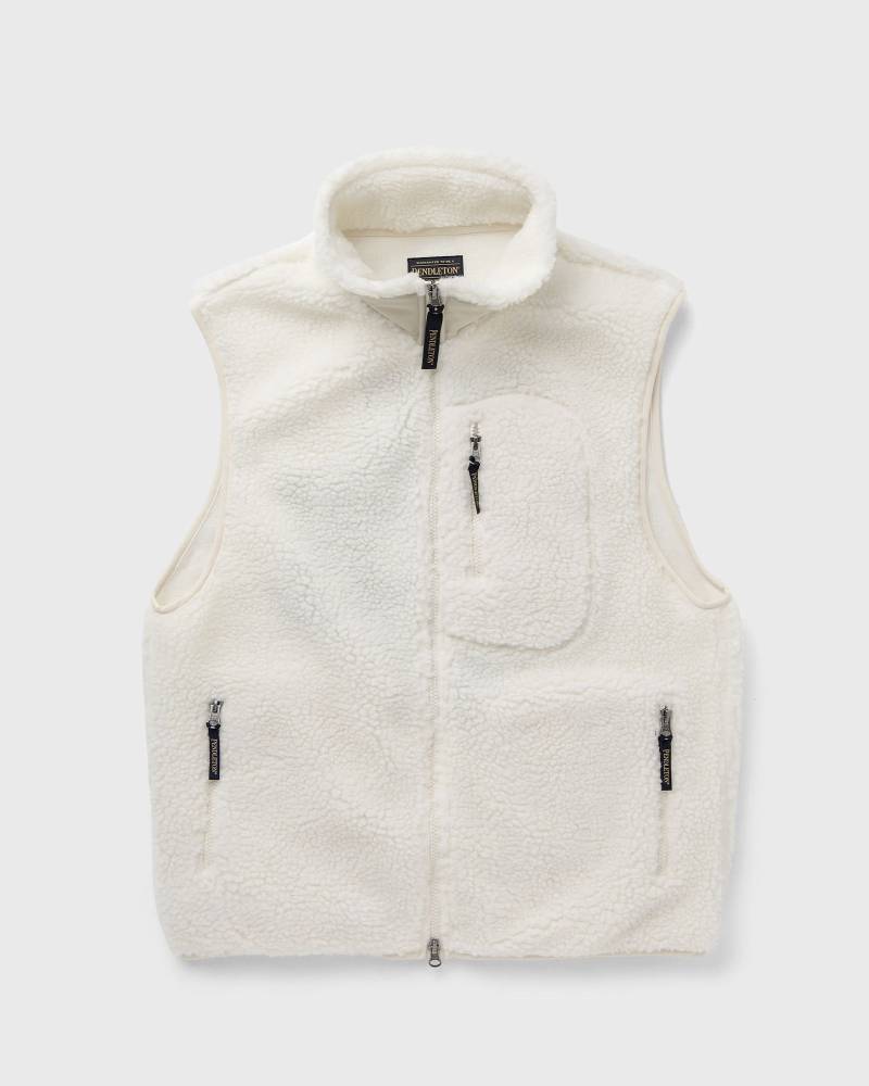 Pendleton STAND VEST men Vests white in Größe:L von Pendleton
