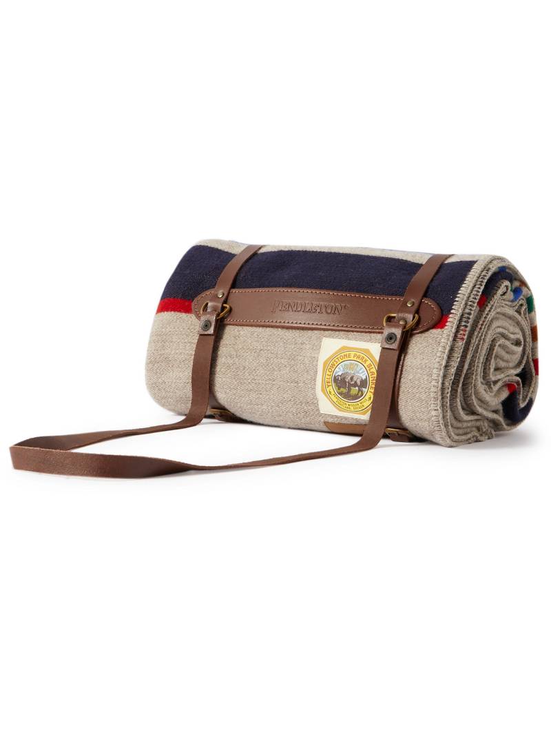 Pendleton - Yellowstone National Park Striped Wool and Cotton-Blend Throw - Men - Multi von Pendleton
