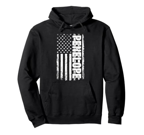 Penelope persönlicher Name American Flag Retro Frauen lustig Pullover Hoodie Penelope persönlicher Name American Flag Retro Frauen lustig Pullover Hoodie von Penelope Specialized First Girl Woman Name Tee