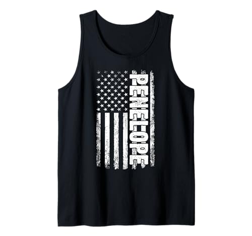 Penelope persönlicher Name American Flag Retro Frauen lustig Tank Top Penelope persönlicher Name American Flag Retro Frauen lustig Tank Top von Penelope Specialized First Girl Woman Name Tee