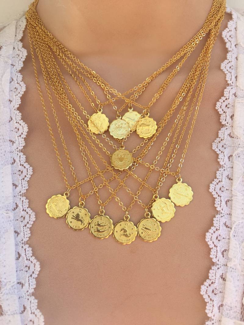 Zierliche Sternzeichen Halskette - Schmuck von PenelopesPorch