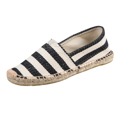 PengGengA Espadrilles für Damen Herren Slip-On Sommerschuhe Flache-Schuhe Leinenschuhe Canvas Sneaker Sommerlatschen Latschen Sommer Slipper Freizeitschuhe PengGengA Espadrilles für Damen Herren Slip-On Sommerschuhe Flache-Schuhe Leinenschuhe Canvas Sneaker Sommerlatschen Latschen Sommer Slipper Freizeitschuhe von PengGengA