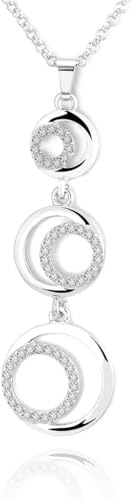 PengJin Damen Freundin Kinder - Legierung Rund Farblos Halskette von PengJin