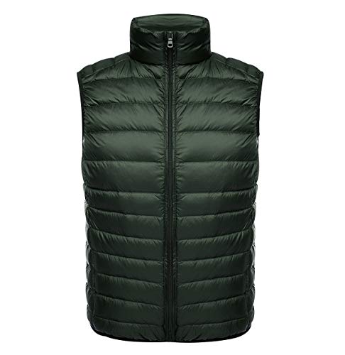 Daunenweste Herren Leicht Leichte Steppweste Herren Weste Daunen Ärmellose Dünne Light Winter Slim Fit Daunenjacken Ärmellos Ultraleichte Daunenmantel Übergröße Down Jacke Übergang Männer Grün M Daunenweste Herren Leicht Leichte Steppweste Herren Weste Daunen Ärmellose Dünne Light Winter Slim Fit Daunenjacken Ärmellos Ultraleichte Daunenmantel Übergröße Down Jacke Übergang Männer Grün M von Pengniao