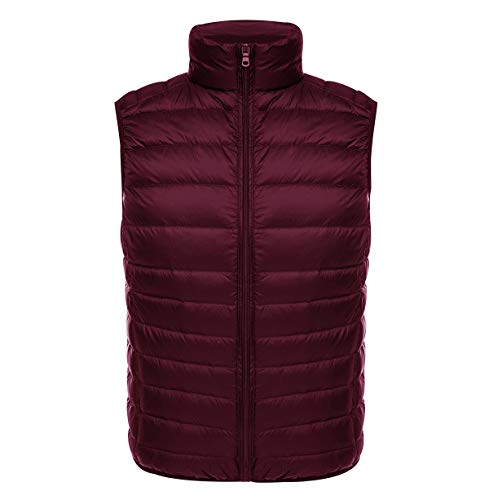 Daunenweste Herren Leicht Leichte Steppweste Herren Weste Daunen Ärmellose Dünne Light Winter Slim Fit Daunenjacken Ärmellos Ultraleichte Daunenmantel Übergröße Down Jacke Übergang Männer Rot L Daunenweste Herren Leicht Leichte Steppweste Herren Weste Daunen Ärmellose Dünne Light Winter Slim Fit Daunenjacken Ärmellos Ultraleichte Daunenmantel Übergröße Down Jacke Übergang Männer Rot L von Pengniao