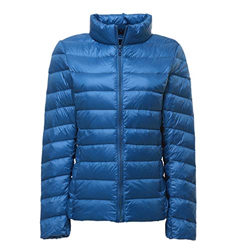 Leichte Daunenjacke Damen Steppjacke Leichter Daunenmantel Damen Stepp Winter Daunen Winterjacke Damen Leicht Ultraleichte Dünne Steppjacken Frauen Federleichte Softdaunenjacke Übergangsjacke Blau von Pengniao