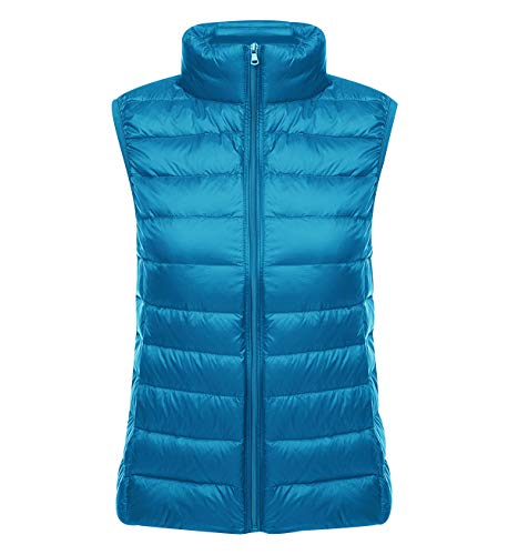 Leichte Daunenweste Damen Steppweste Leicht Ärmellose Daunen Weste Damen Dünne Übergröße Ultraleicht Light Daunenjacke Ärmellos Daunenmantel Steppjacke Ultraleichte Große Größen Winter Blau 2XL Leichte Daunenweste Damen Steppweste Leicht Ärmellose Daunen Weste Damen Dünne Übergröße Ultraleicht Light Daunenjacke Ärmellos Daunenmantel Steppjacke Ultraleichte Große Größen Winter Blau 2XL von Pengniao