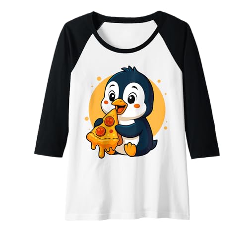 Damen Lustiger Pinguin isst Pizza Grafik Jungen Mädchen Pinguin-Liebhaber Raglan Damen Lustiger Pinguin isst Pizza Grafik Jungen Mädchen Pinguin-Liebhaber Raglan von Penguin Eating Pizza Graphic Design