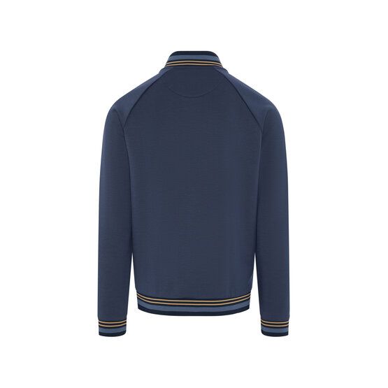 Penguin LS Full Zip Heritage Knit Track Jacket Stretch Jacke navy von Penguin