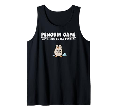 Lustiges Pinguin-Spiel Don't Look Game Over Boys Girls Kids Tank Top von PenguinAxis1