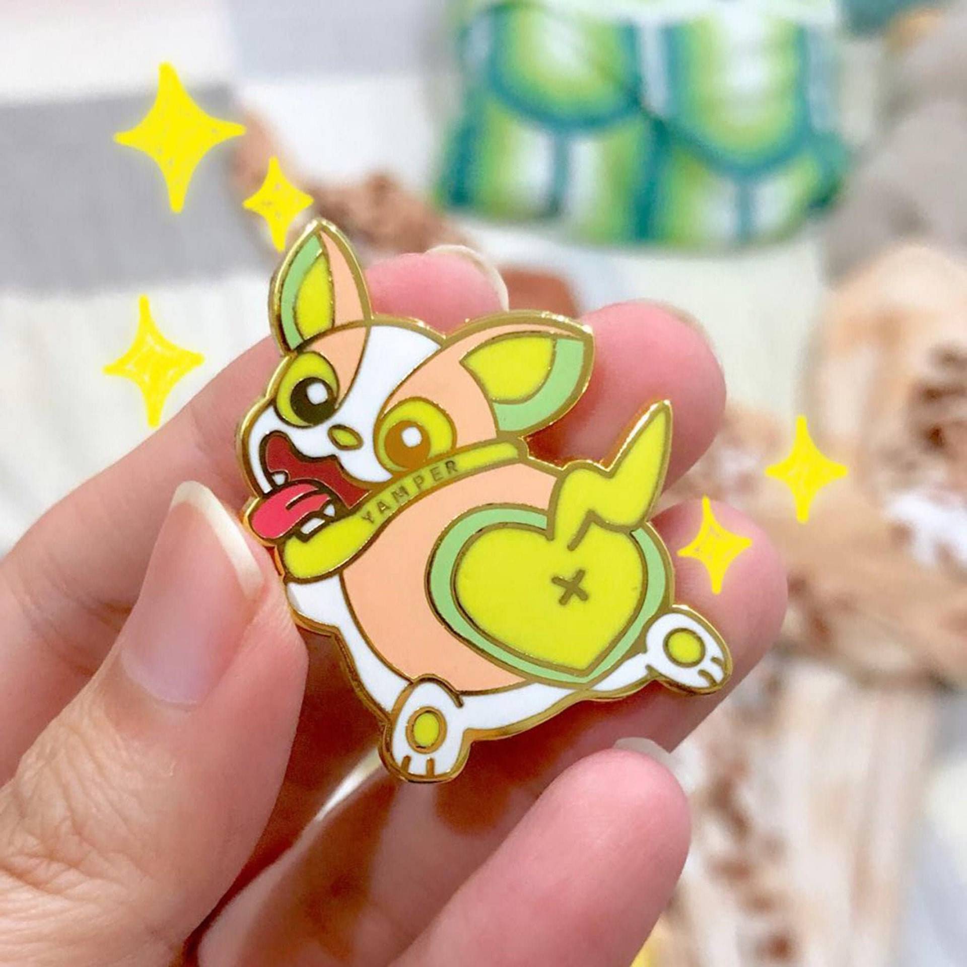 Yamper Emaille Pins Yamper Emaille Pins von PenguinBigBro