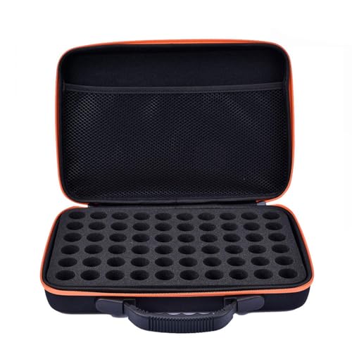 E-ssential Öl-Aufbewahrungsbox, Schaumstoffeinsatz, E-ssential-Öl-Tragetasche mit Griff und Reißverschluss, Nagellack-Organizer-Tasche, E-ssential-Öl-Reiseetui für 10 ml, 15 ml von Penlimly
