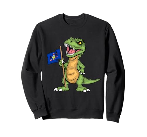 Pennsylvania Lover Kinder Dinosaurier Liebhaber USA Pennsylvania Flagge Sweatshirt von Pennsylvania Gifts For Men & Women