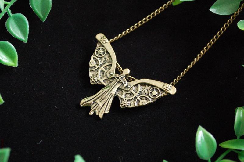 Ein Uhrwerk Engel Halskette Geschenk Chroniken Der Unterwelt Schattenjäger von PennyBlackDesigns
