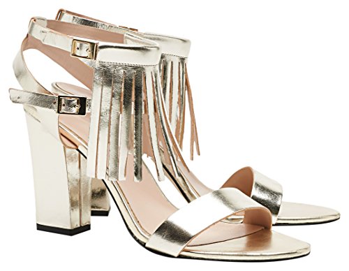 Pennyblack Damen Sequoia Schuhe mit offenem Zehenbereich, Gold, 37 EU von Pennyblack