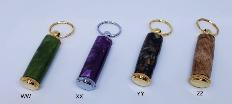 Handgefertigte Assorted Brilliant Color Acryl Schlüsselbund Pillenhalter von PensByBillStore