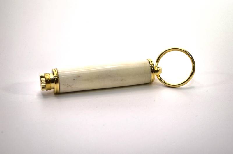 Hirschgeweih Schlüsselring/Messer Mit Samt Geschenkbeutel von PensPrintsAndThings