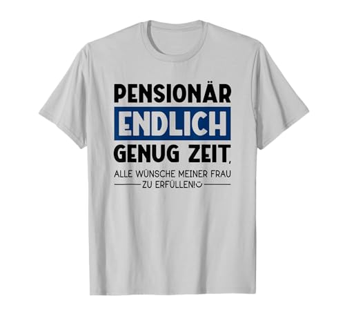 Pensionär Pensionierung Geschenk - Pensionär T-Shirt für Männer, Ruheständler, lustig - Gray Marl, S, Kurzarm, Klassisch, Humorvoll von Pensionär Pension Geschenk Mann Pensionierung 2024